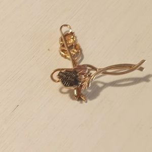 Black Hills Gold Harley Davidson Earrings